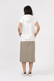 Unisex Sleeveless Hoodie — Off White