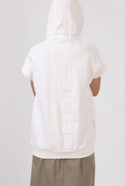 Unisex Sleeveless Hoodie — Off White