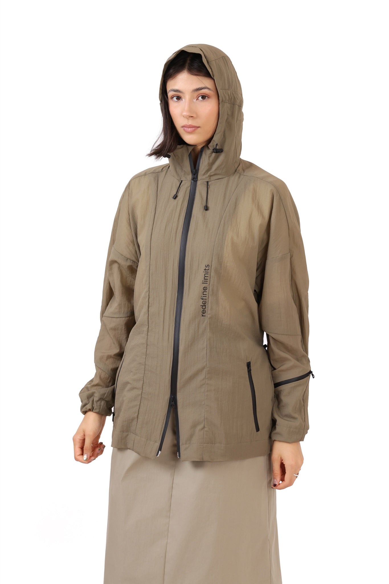 Unisex Light Windbreaker — Beige