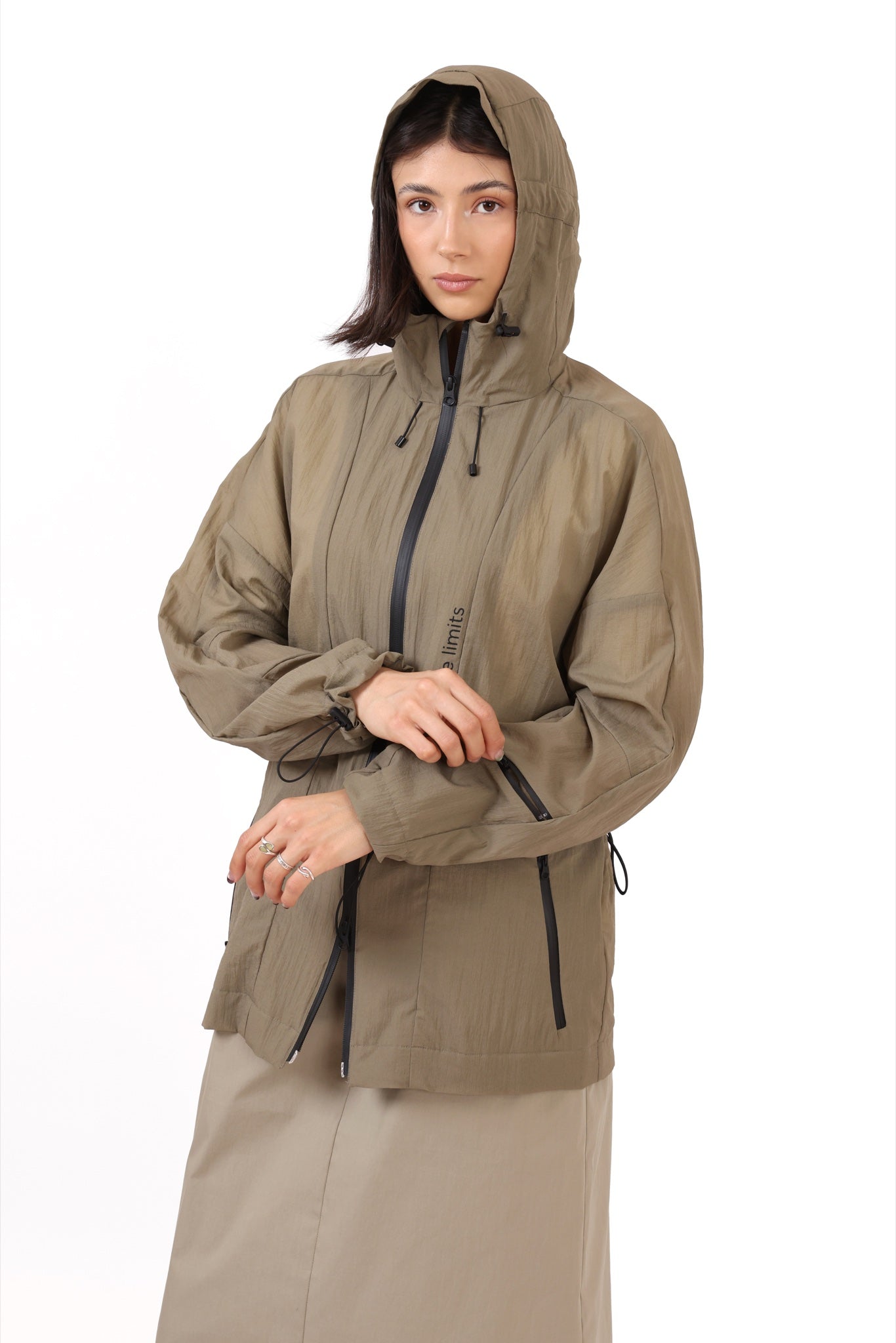 Unisex Light Windbreaker — Beige