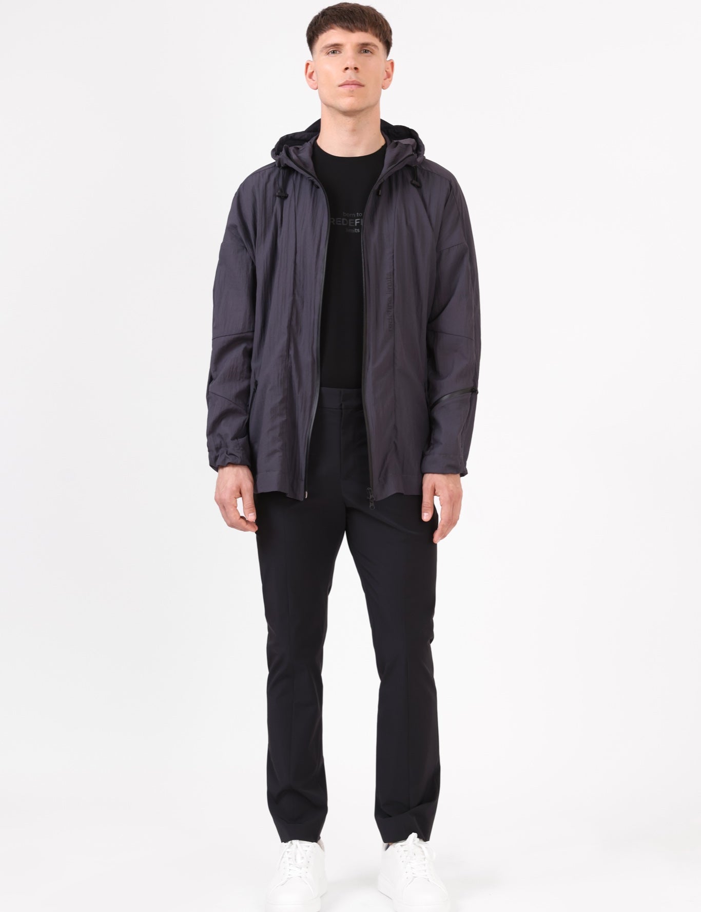 Unisex Light Windbreaker — Grey