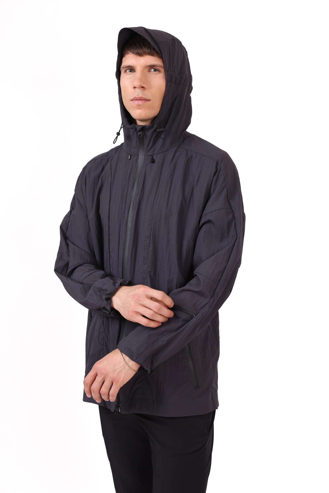 Unisex Light Windbreaker — Grey