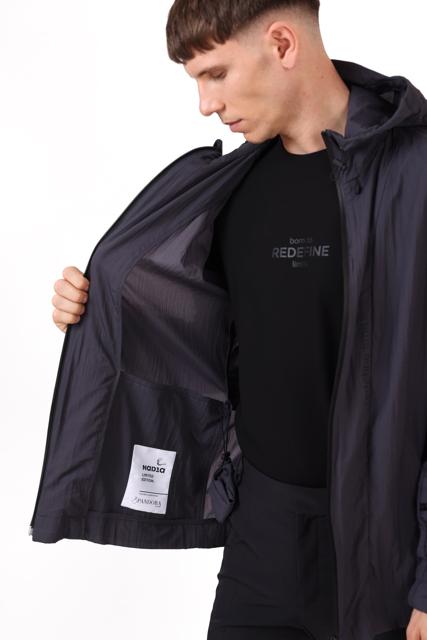 Unisex Light Windbreaker — Grey