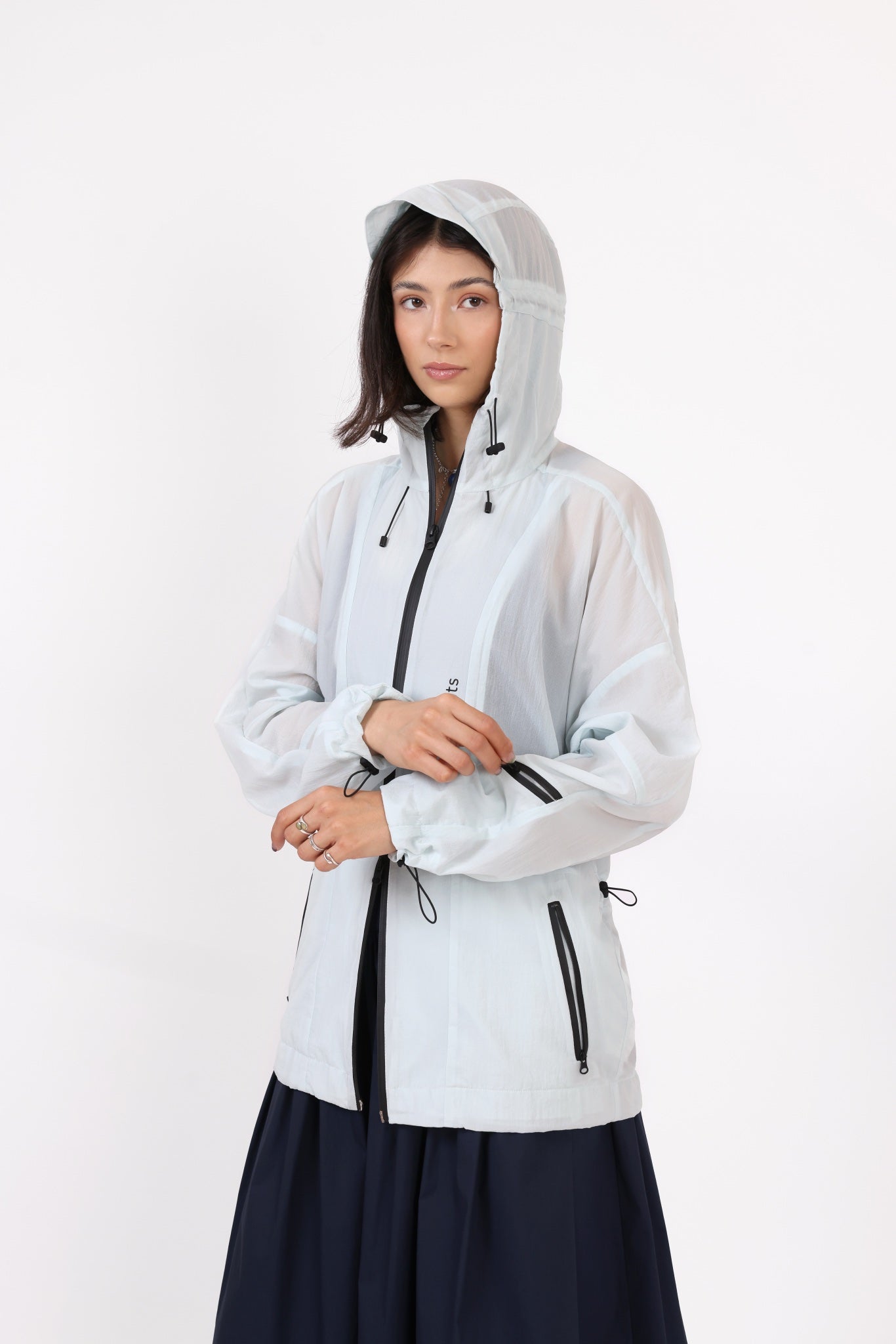 Unisex Light Windbreaker — White