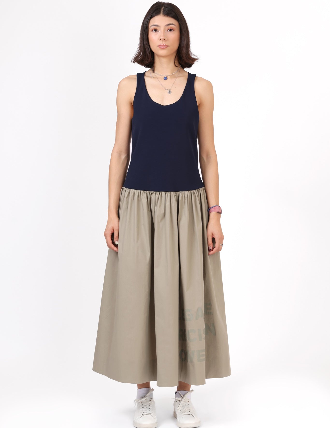 Statement Dress — Khaki