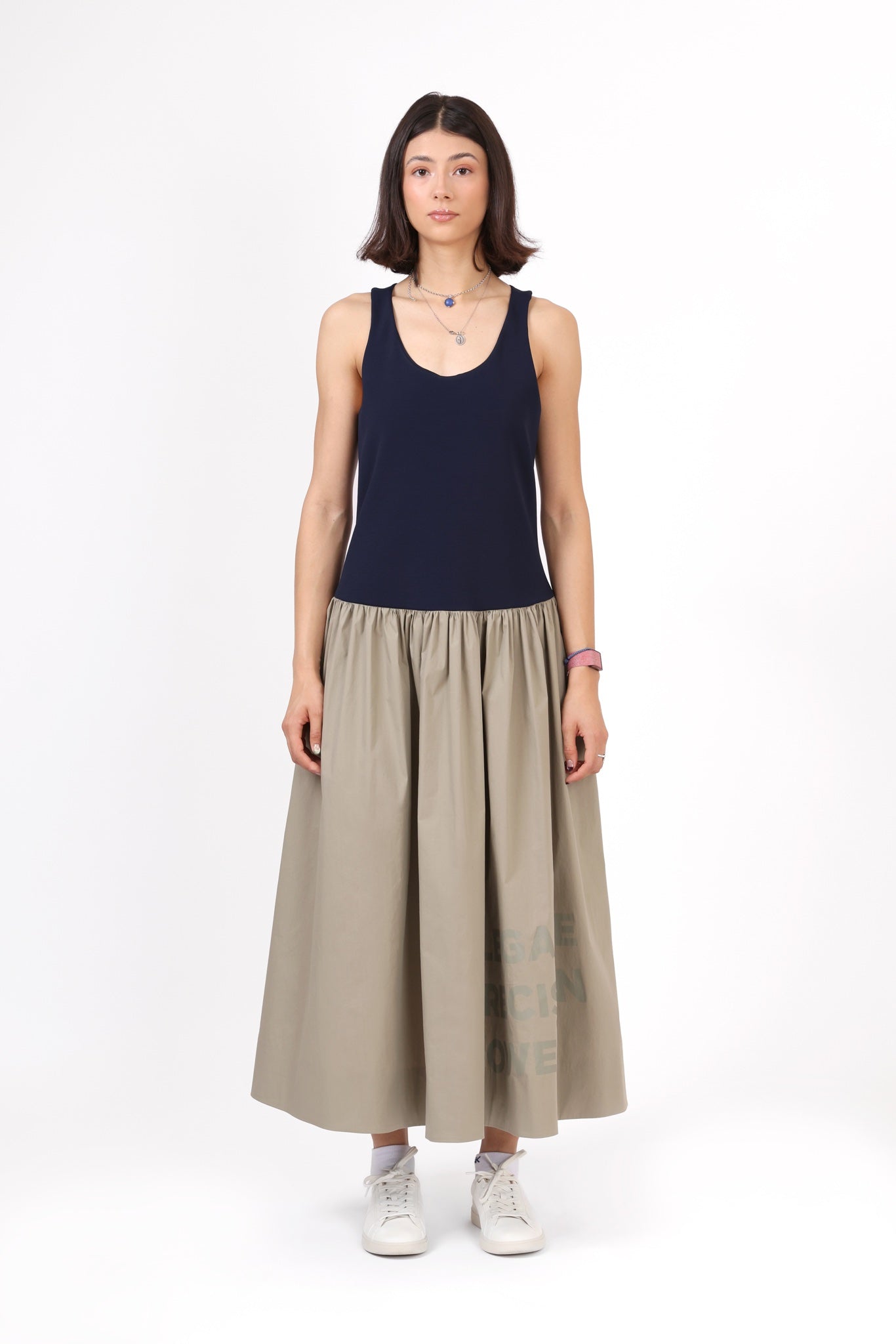Statement Dress — Khaki