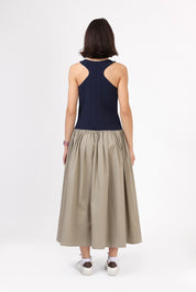 Statement Dress — Khaki