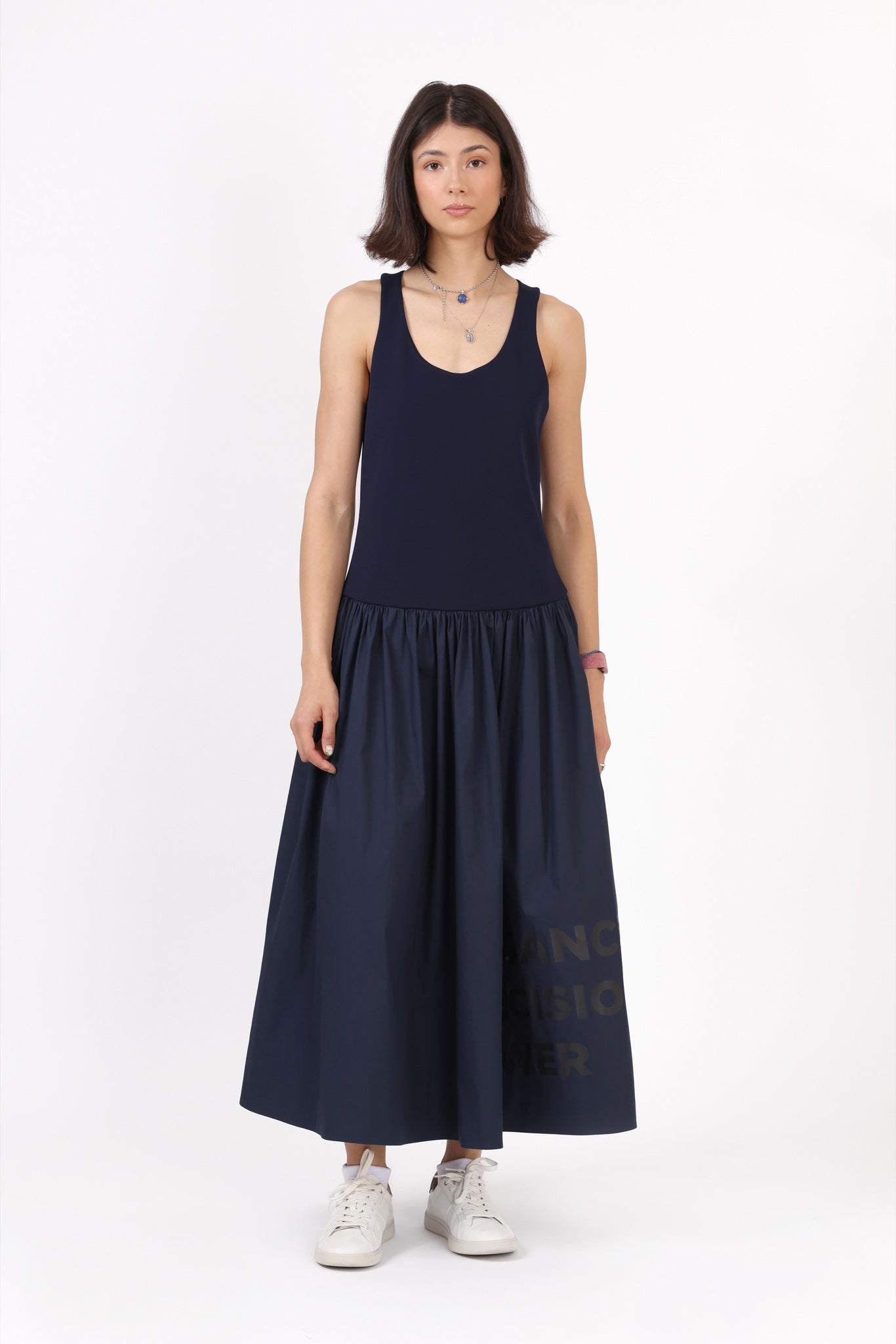 Statement Dress — Navy