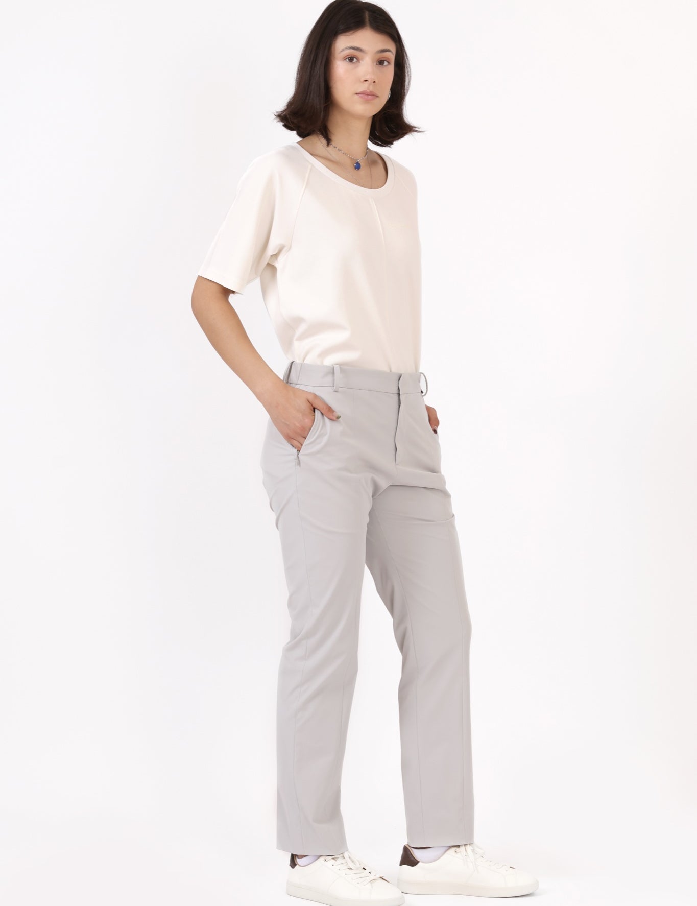 Technical Trousers — Light Grey