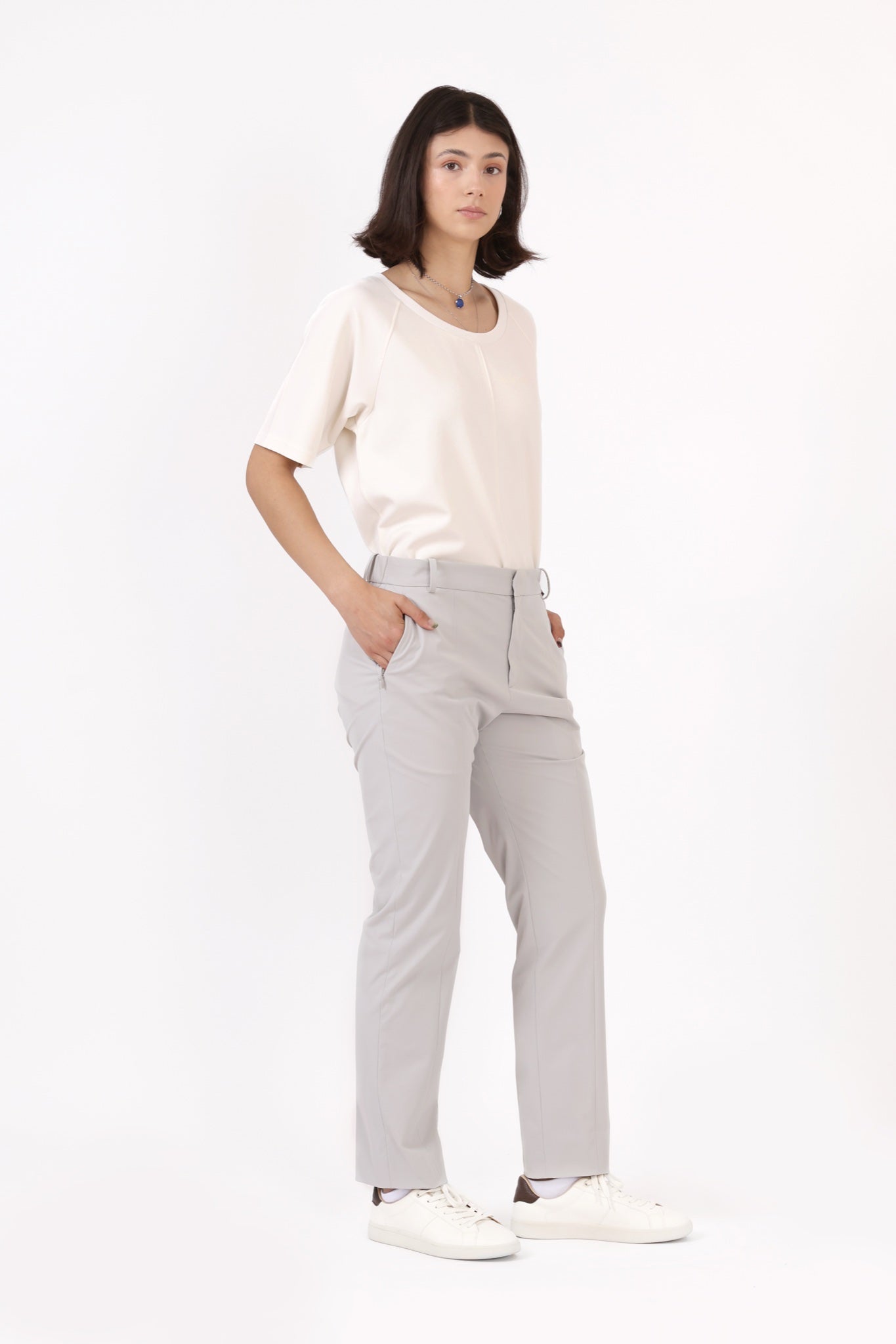 Technical Trousers — Light Grey