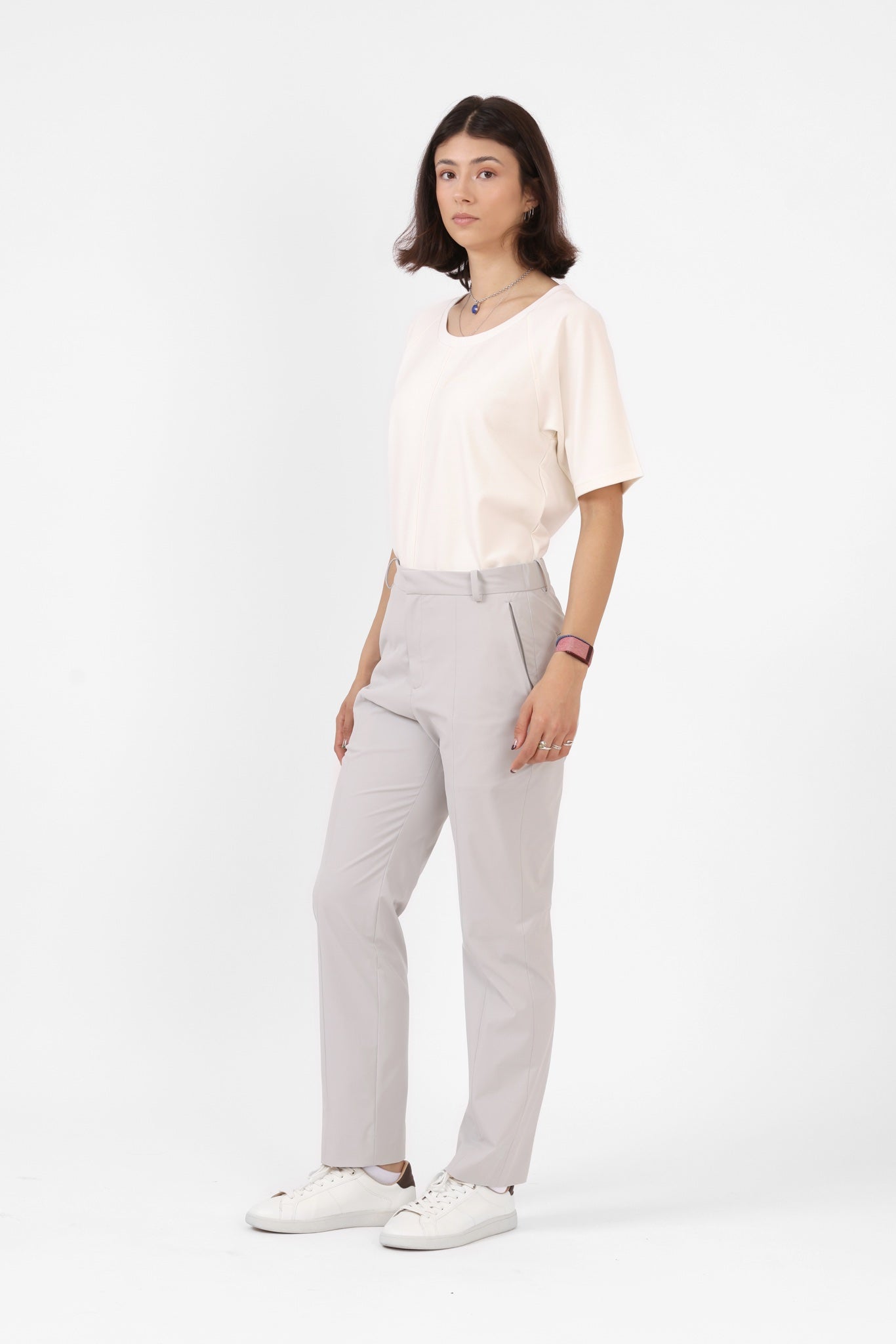 Technical Trousers — Light Grey