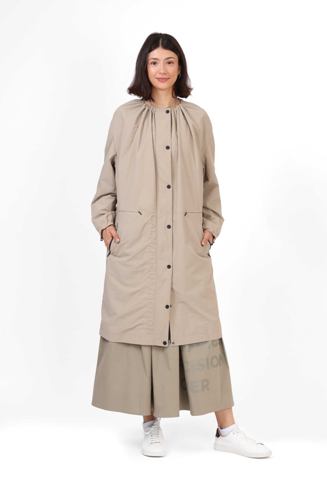 Women's Coat — Beige