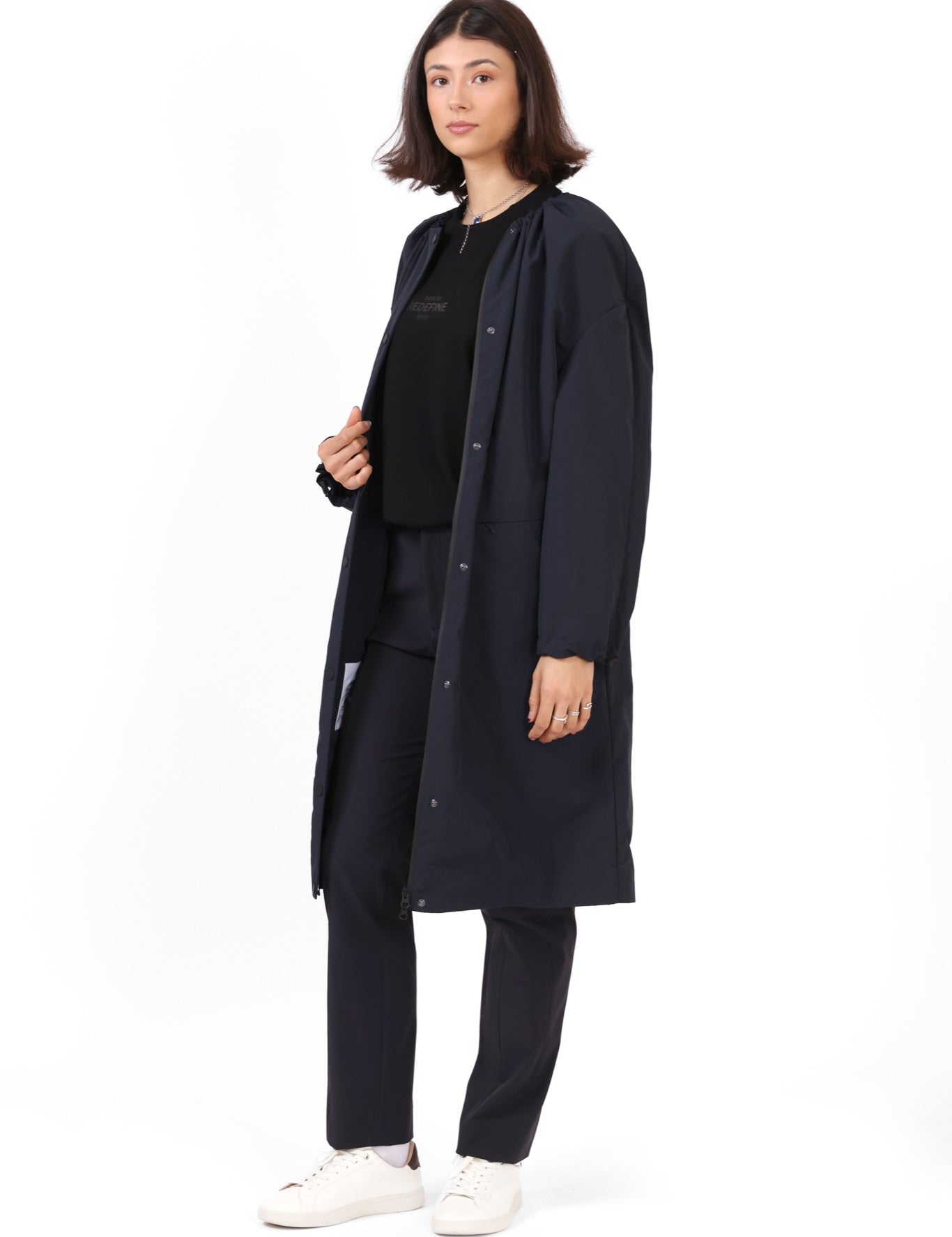 Women's Coat — Navy