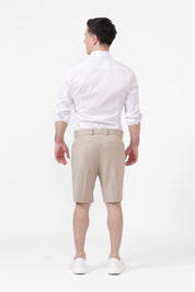 Pantaloni scurți croiți din lână