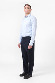 Pantaloni de lână croiți