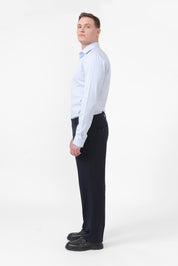 Pantaloni de lână croiți