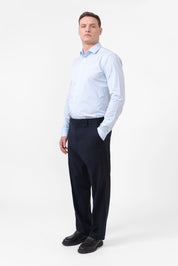 Pantaloni de lână croiți