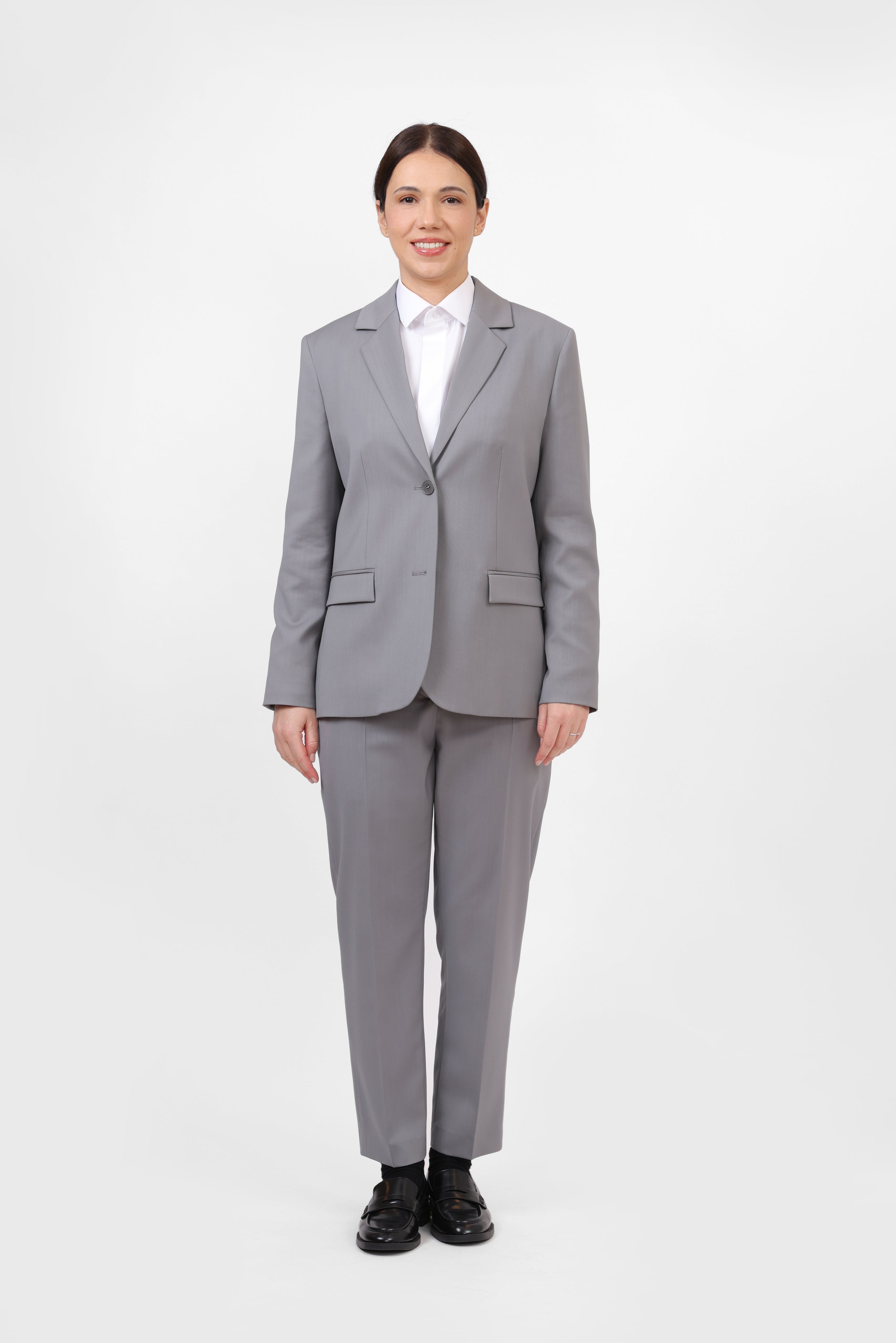 Blazer din lână, croit (Femei)
