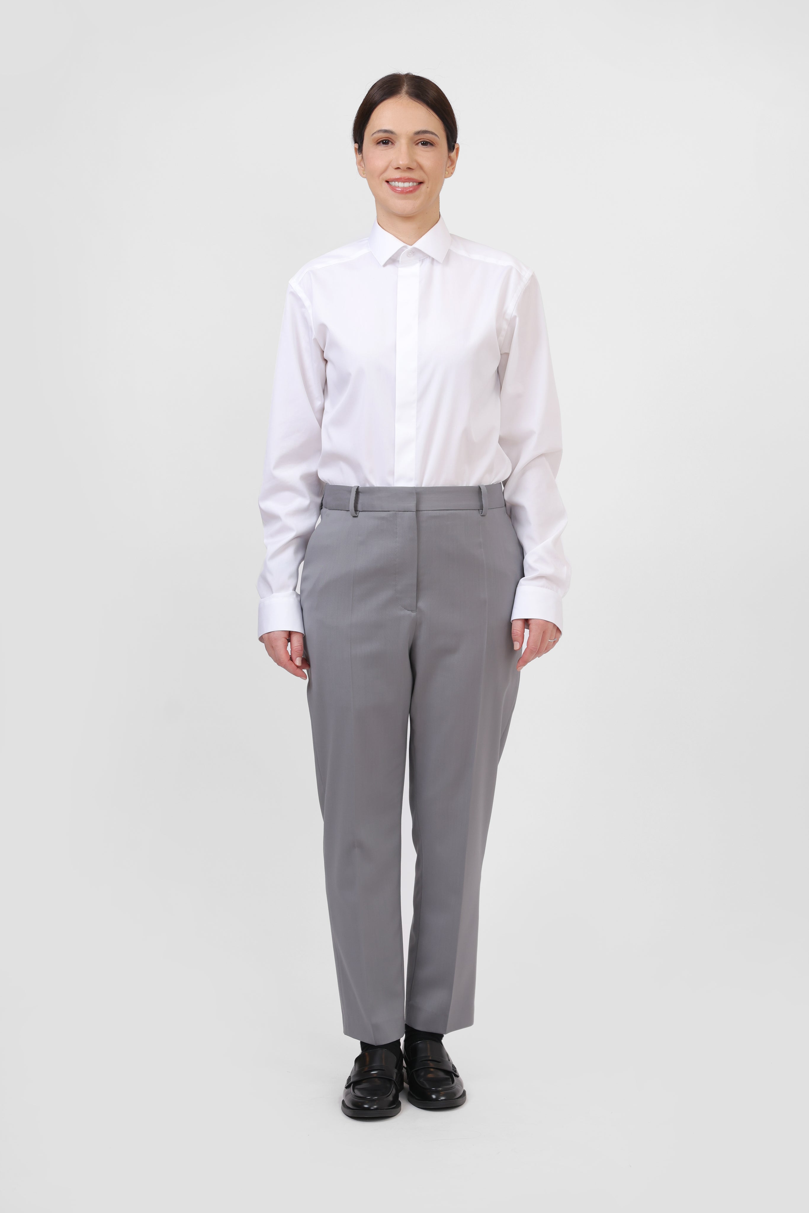 Pantaloni de lână croiți (femei)