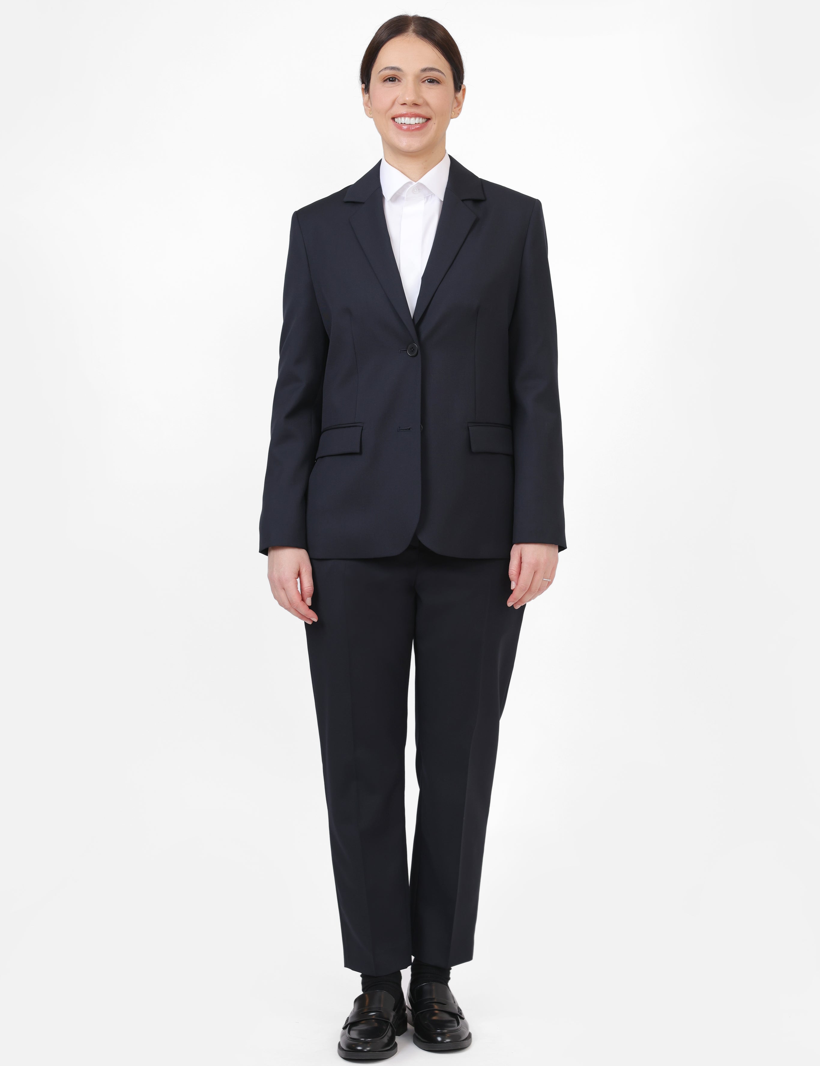 Blazer din lână, croit (Femei)