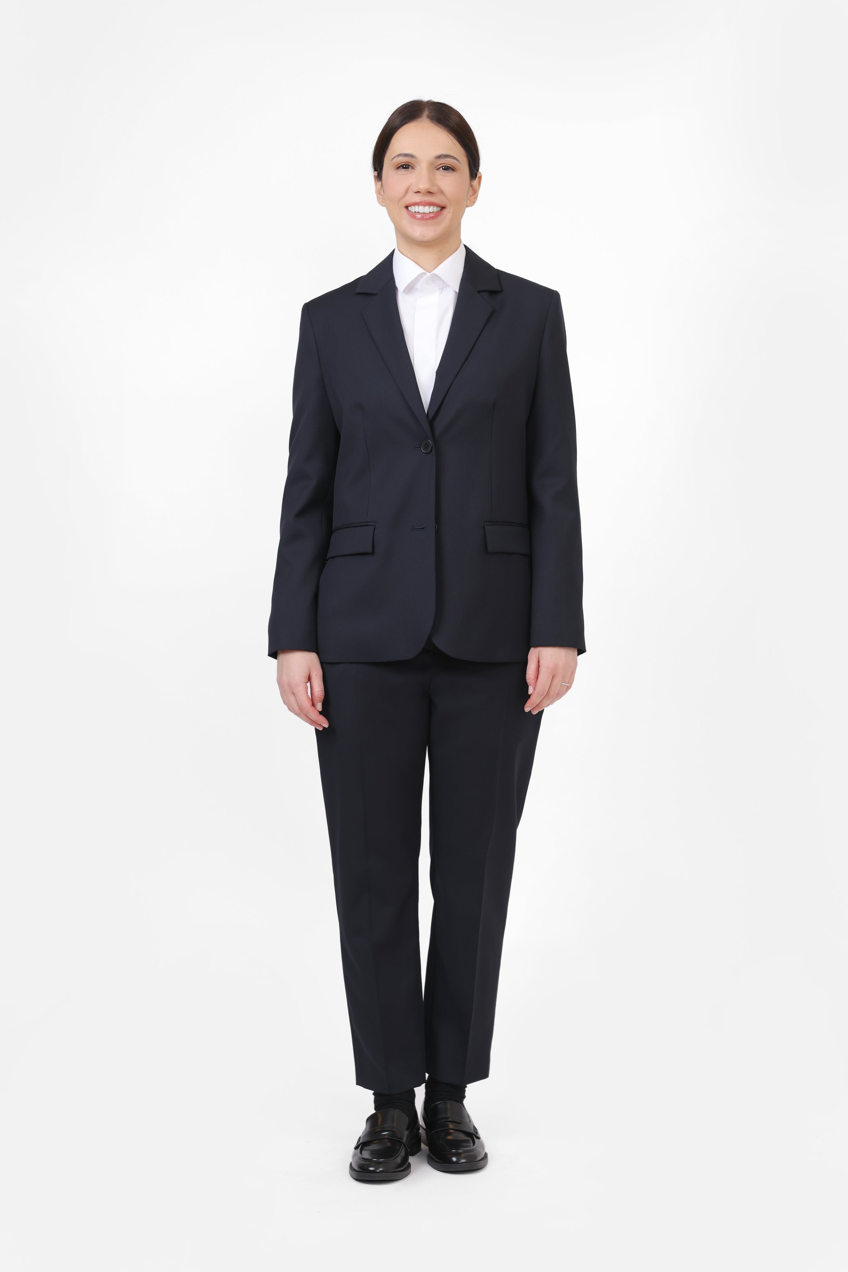 Blazer din lână, croit (Femei)