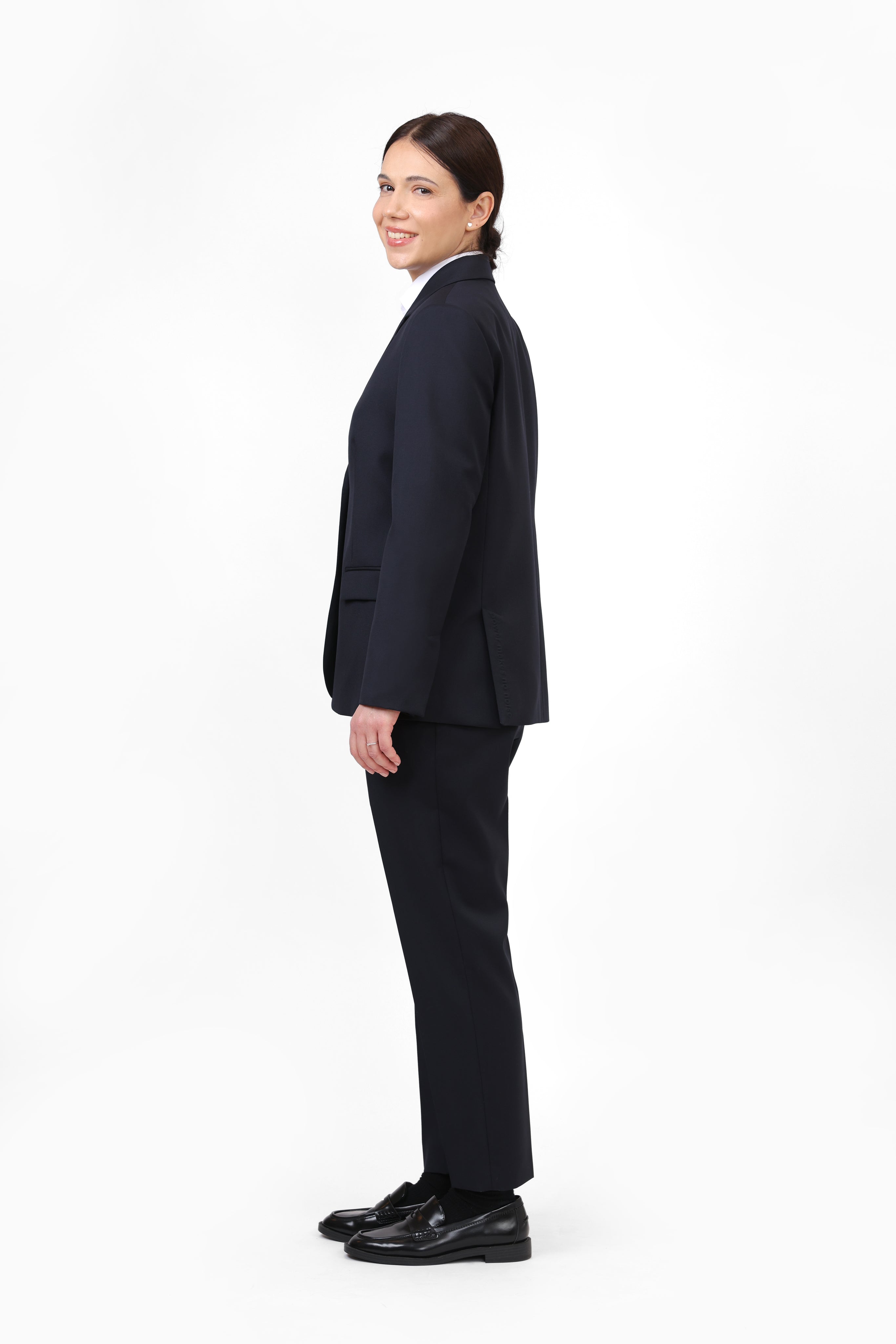 Blazer din lână, croit (Femei)
