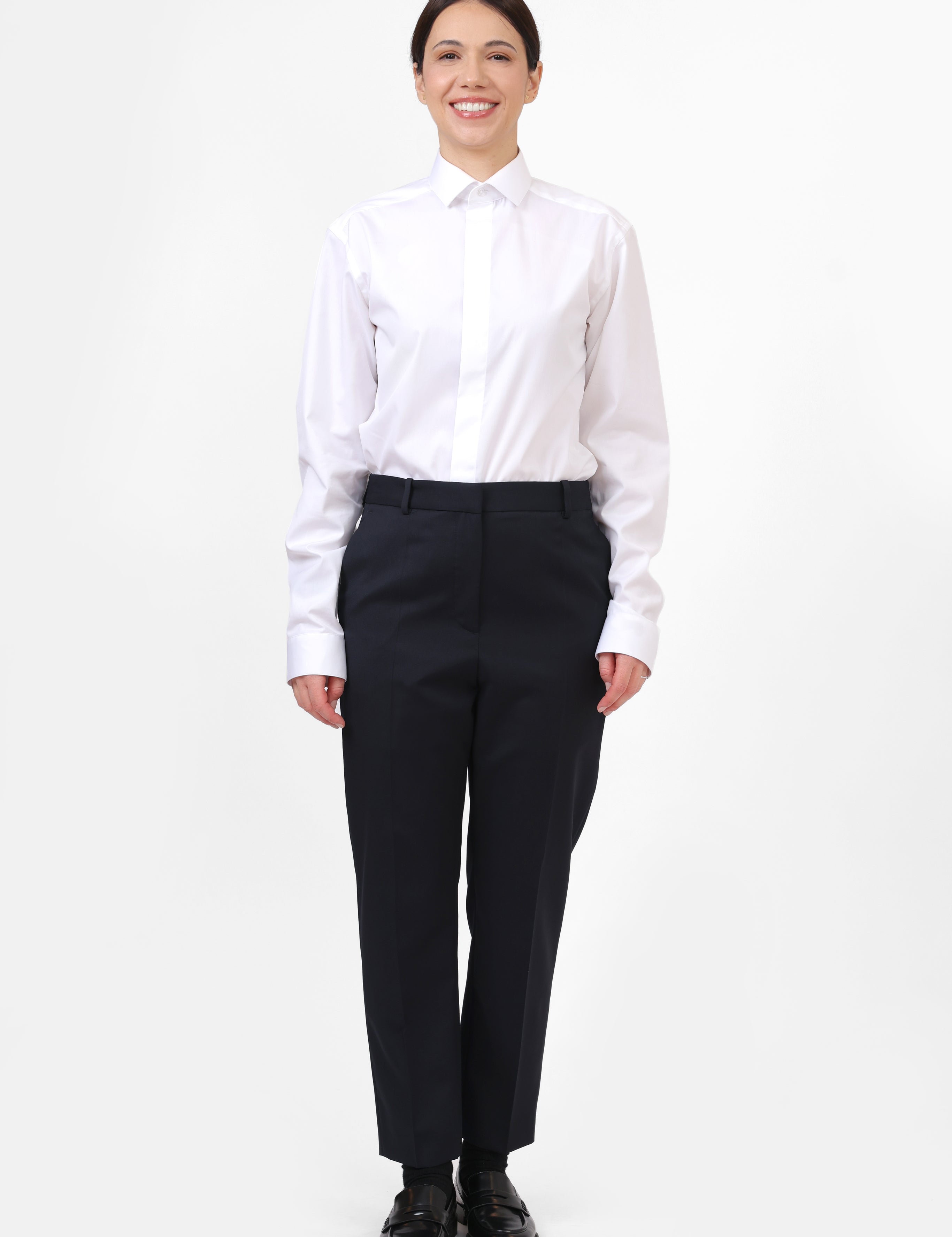 Pantaloni de lână croiți (femei)