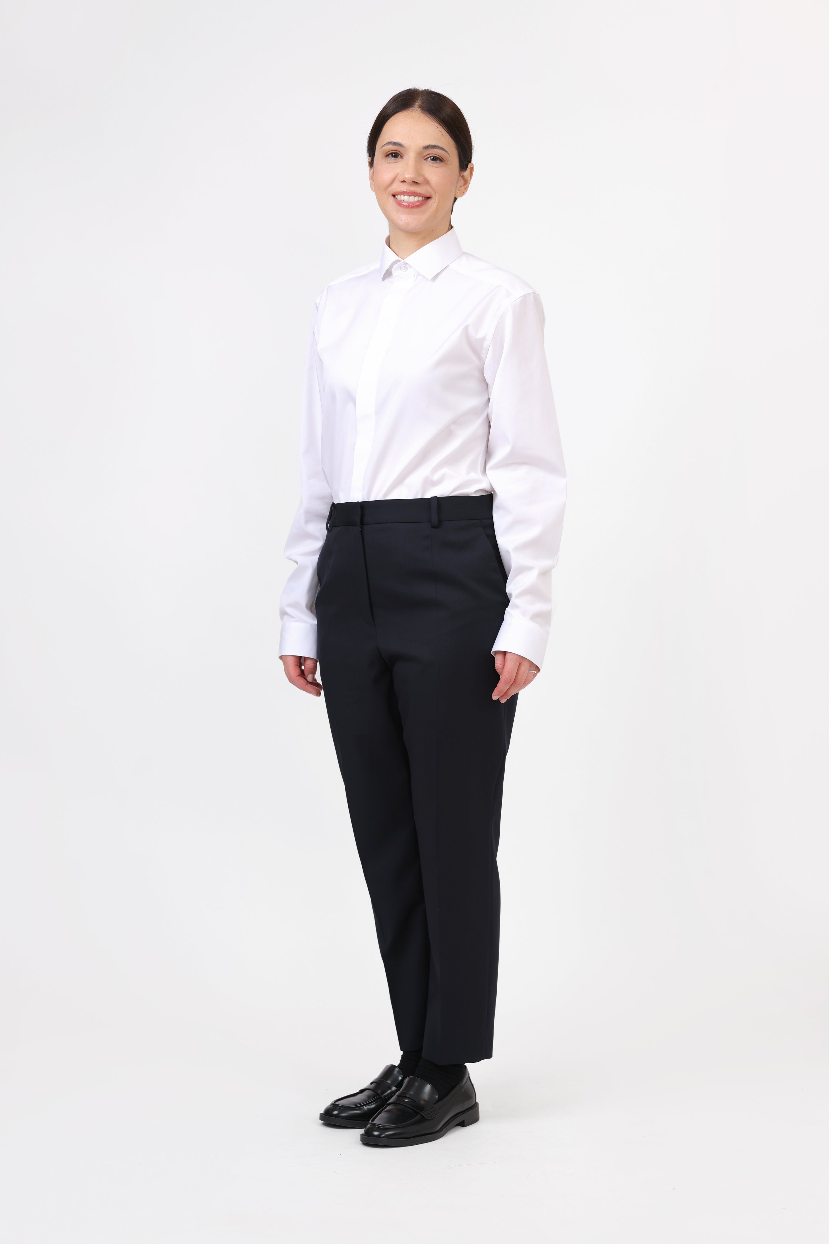 Pantaloni de lână croiți (femei)