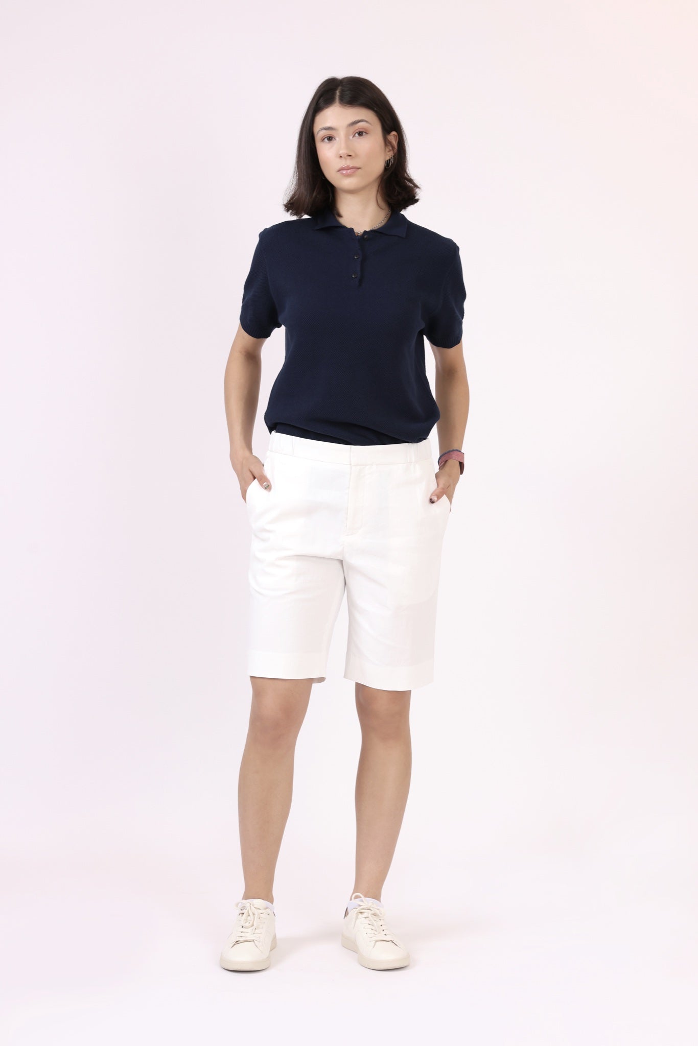 Unisex Linen Shorts — angle